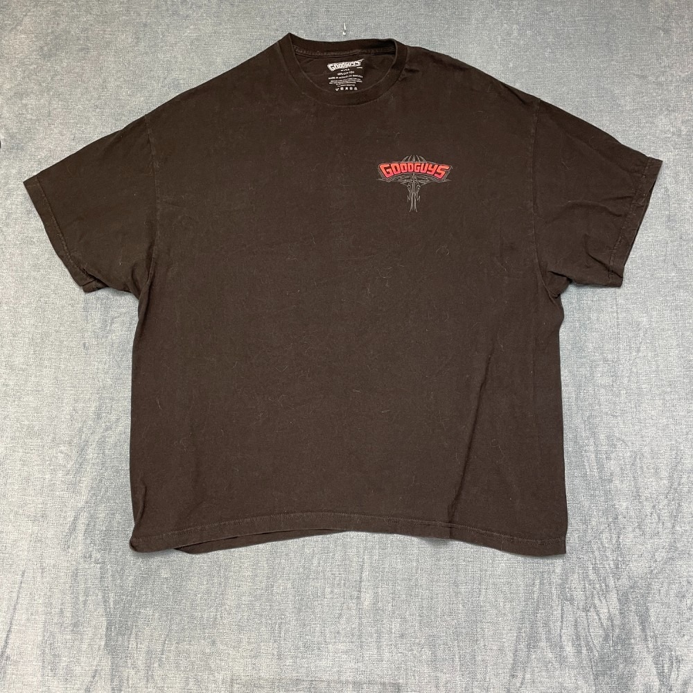 Goodguys T Shirt Mens 3XL Black Cotton Dark Wash Crew Neck Short Sleeve Casual
